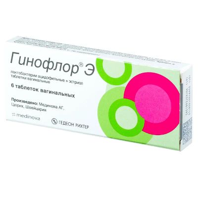 Лот: 24867856. Фото: 1. Гинофлор Э таблетки вагинальные... Лекарства