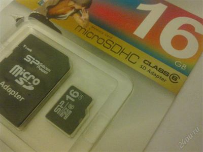Лот: 1633876. Фото: 1. Карта памяти (16 Gb) MicroSd/SDHC... Карты памяти