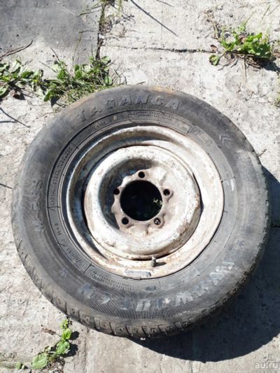 Лот: 16335891. Фото: 1. Одно запасное колесо волговское... Шины на дисках