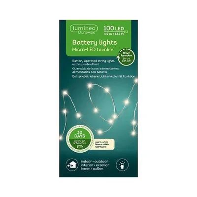 Лот: 16931561. Фото: 1. Гирлянда 4,9м micro LED Durawise... Гирлянды, шарики, новогодние аксессуары