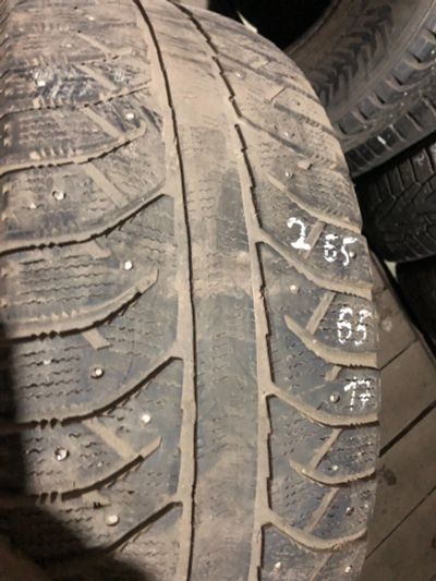 Лот: 25055981. Фото: 1. (1шт) 265-65-17 Bridgestone Ice... Шины