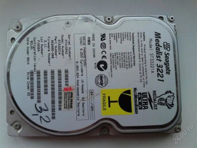 Лот: 771585. Фото: 1. Винт 3.2Gb. Жёсткие диски (HDD)