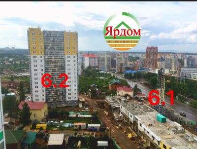 Лот: 12048581. Фото: 1. 2к квартира 64м2 ЖК на Курчатова. Квартиры, студии