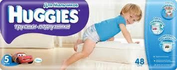 Лот: 4628099. Фото: 1. Трусики-подгузники Huggies (Хаггис... Детская гигиена