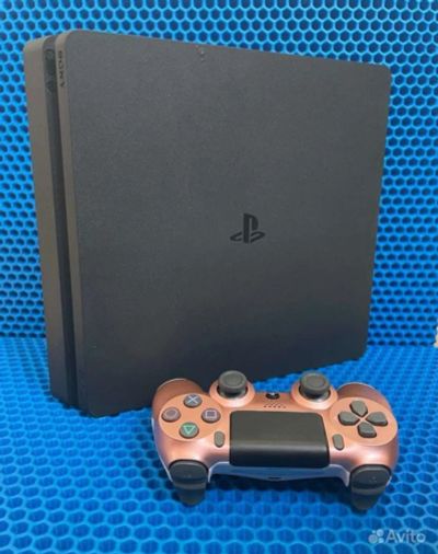 Лот: 20285818. Фото: 1. Sony PS4 Slim 500Gb+400 Игр. Игровые приставки, консоли