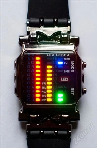 Лот: 2258006. Фото: 1. LED Watch. Светодиодные часы. Оригинальные наручные часы