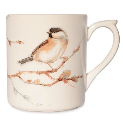 Лот: 24941161. Фото: 1. Кружка Gien Oiseaux Foret Синица. Кружки, стаканы, бокалы