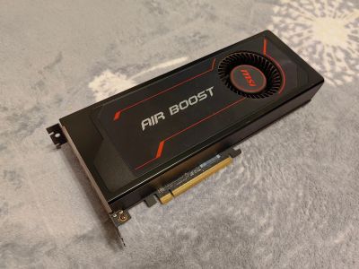 Лот: 24844406. Фото: 1. MSI Vega 56 64 с проблемой. Видеокарты