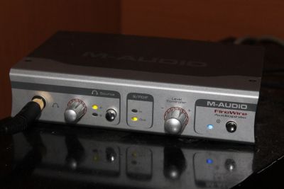 Лот: 17523708. Фото: 1. M-Audio Firewire Audiophile Аудиоинтерфейс... Звуковые карты