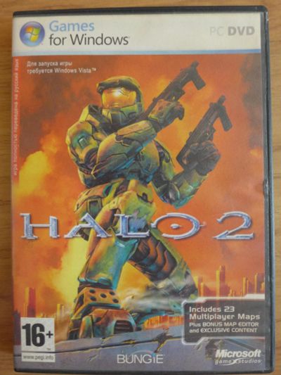 Лот: 7867531. Фото: 1. DVD диск ( бокс ): Игра Halo 2... Игры для ПК