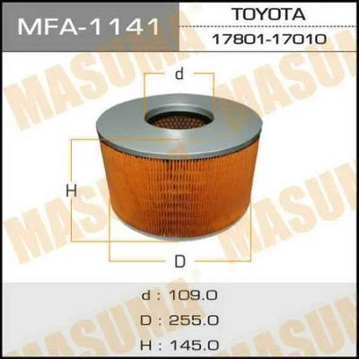 Лот: 18584442. Фото: 1. Воздушный фильтр masuma (vic a-1018... Расходные материалы