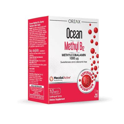 Лот: 25440333. Фото: 1. Orzax Ocean Витамин В12 1000 мкг... Лекарства