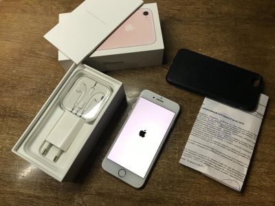 Лот: 14589078. Фото: 1. iPhone 7 , РСТ, Не восстановленный... Смартфоны