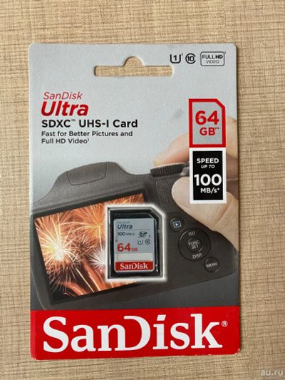 Лот: 17445283. Фото: 1. Карта памяти sandisk. Карты памяти