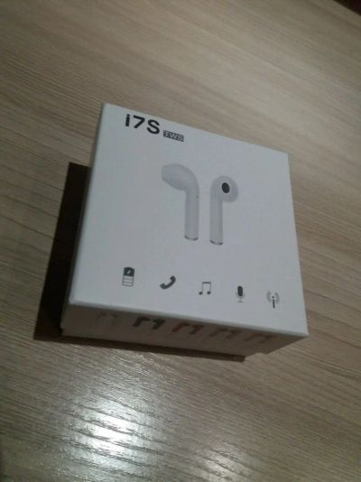 Лот: 12845634. Фото: 1. Беспроводные наушники i7s TWS. Наушники, гарнитуры