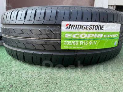 Лот: 21767716. Фото: 1. 205/60 R15 Bridgestone Ecopia... Шины
