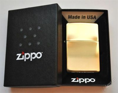 Лот: 1403983. Фото: 1. Zippo Gold 254B [original/USA... Сувенирные мелочи