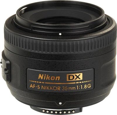 Лот: 2720833. Фото: 1. Nikon 35mm f/1.8G AF-S DX Nikkor. Объективы