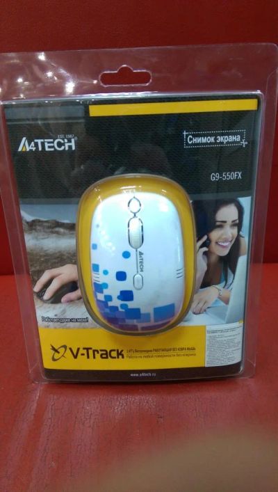 Лот: 6843041. Фото: 1. A4Tech G9-550FX-1 White-Blue USB. Клавиатуры и мыши