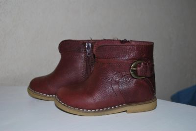 Лот: 3090803. Фото: 1. Ботиночки ZARA BABY кожанные 20. Ботинки