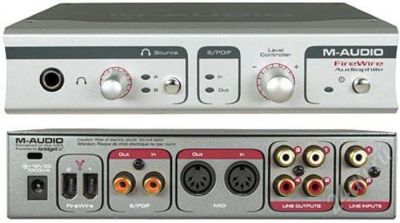 Лот: 245093. Фото: 1. M-Audio FireWire Audiophile... Микшеры, предусилители, микрофонные эффекты