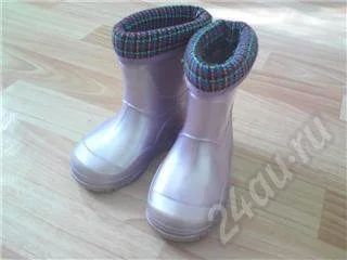 Лот: 282725. Фото: 1. Резиновые сапожки р.23. Другое (дети растут)