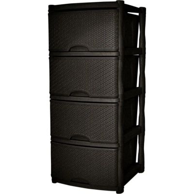 Лот: 24102439. Фото: 1. Комод 4 ящика, Rattan, 48х41х94... Комоды