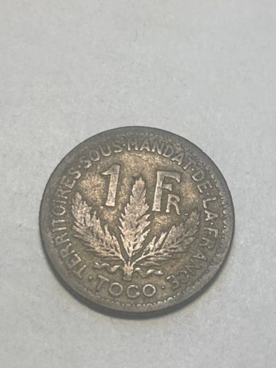 Лот: 19307750. Фото: 1. Того 1 франк, 1924. Африка