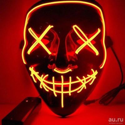 Лот: 13402952. Фото: 1. Неоновая маска Neon mask "Судная... Карнавальные маски, шляпы, аксессуары
