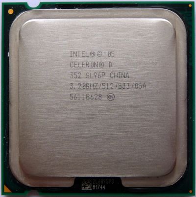 Лот: 6701928. Фото: 1. Intel celeron D 352 3.2 ГГц... Процессоры