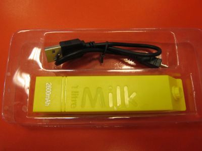 Лот: 8532519. Фото: 1. АКБ Fresh milk (2600mAh). Внешние, портативные аккумуляторы для смартфонов (Power bank)