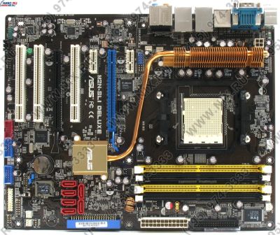 Лот: 4784224. Фото: 1. Материнская плата ASUS M2N-SLI... Материнские платы