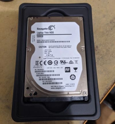 Лот: 14026056. Фото: 1. Жесткий диск Seagate Laptop Thin... Жёсткие диски (HDD)