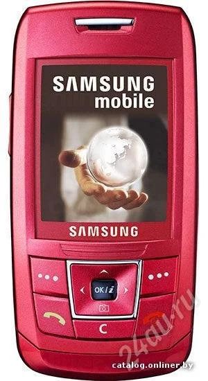Лот: 455735. Фото: 1. Samsung E250 Slide red(комплект... Кнопочные мобильные телефоны