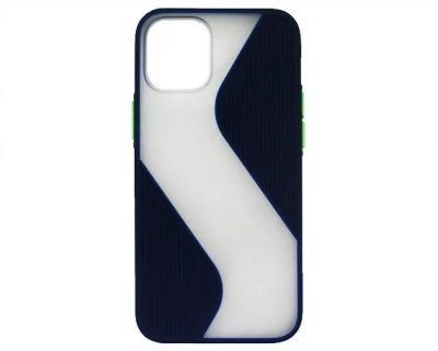 Лот: 20886960. Фото: 1. Чехол iPhone 12 Mini ZigZag (синий... Чехлы, бамперы