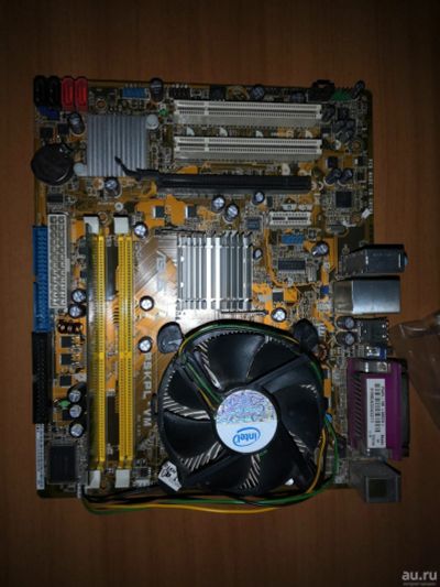 Лот: 13460482. Фото: 1. Материнская плата ASUS P5KPL-VM... Комплекты запчастей