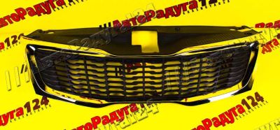 Лот: 19337663. Фото: 1. Решетка радиатора Kia Rio (2011-2014... Кузов