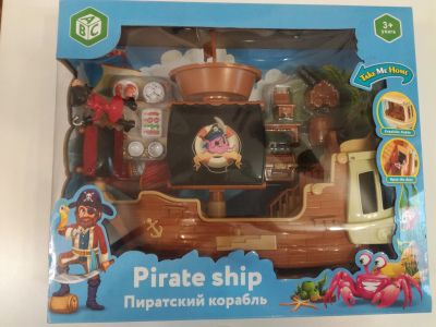 Лот: 25521496. Фото: 1. Игровой набор Пиратский корабль. Игровые наборы