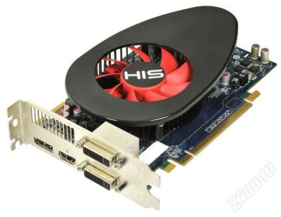Лот: 465465. Фото: 1. Новая HIS Radeon HD5750, 1024... Видеокарты