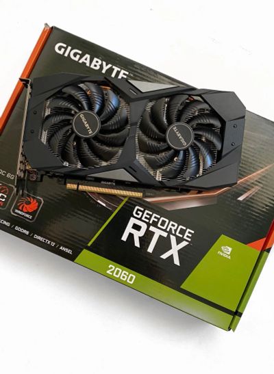 Лот: 18939289. Фото: 1. Gigabyte GeForce RTX 2060 6GB... Видеокарты