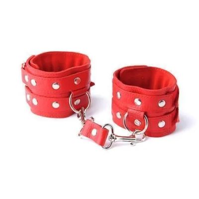Лот: 24407059. Фото: 1. Наручники красные. Игрушки