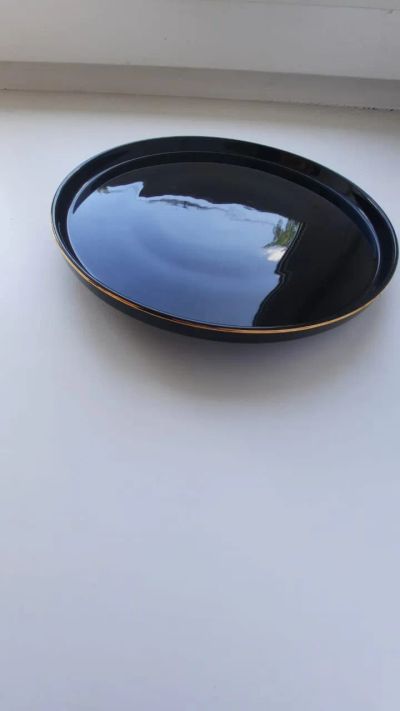 Лот: 25441026. Фото: 1. Тарелка обеденная Black gold 27... Тарелки, блюда, салатники