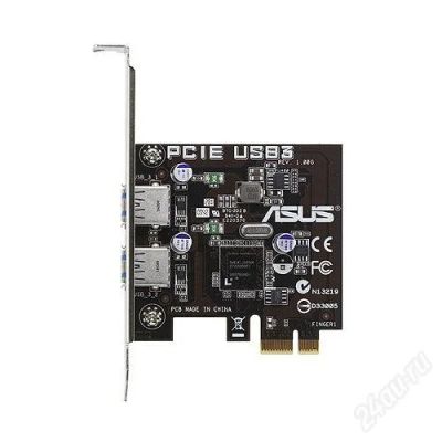 Лот: 883299. Фото: 1. Asus PCIE USB3.0. Платы расширения, контроллеры, доп. порты