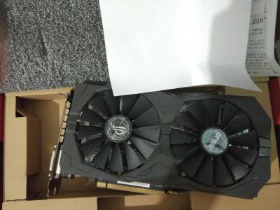 Лот: 8855387. Фото: 1. Asus rx 470 gaming strix 4gb 256bit. Видеокарты