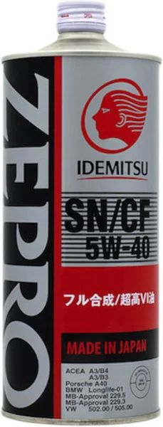 Лот: 8764206. Фото: 1. Idemitsu Zepro 5w40 1L. Масла, жидкости