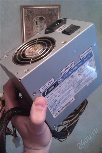 Лот: 933474. Фото: 1. Блок питания - PowerMan Pro 460W. Корпуса, блоки питания