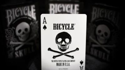 Лот: 5958938. Фото: 1. Колода карт Bicycle Skull. Настольные игры, карты