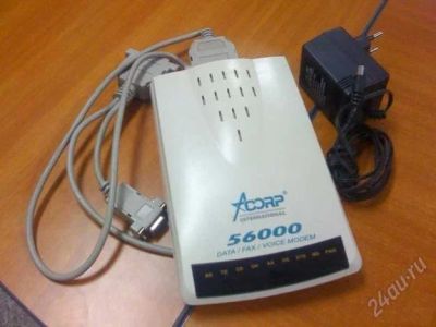 Лот: 1181449. Фото: 1. Продам факс-модем Acorp M56EMSF... Проводные модемы