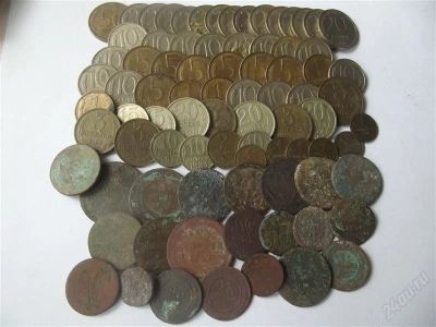 Лот: 2693930. Фото: 1. 80 нечищеных монет. Россия до 1917 года