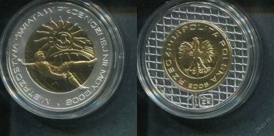 Лот: 5664583. Фото: 1. Польша 10 злотых, Футбол 2006. Европа